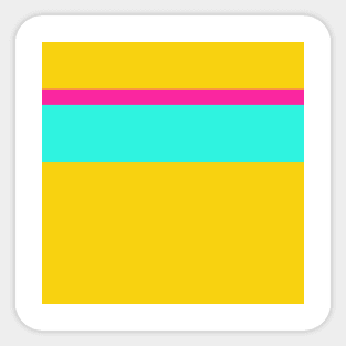 A selected customization of Red (Pigment), Barbie Pink, Golden Yellow and Fluorescent Blue stripes. Sticker